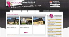 Desktop Screenshot of location-honfleur.com